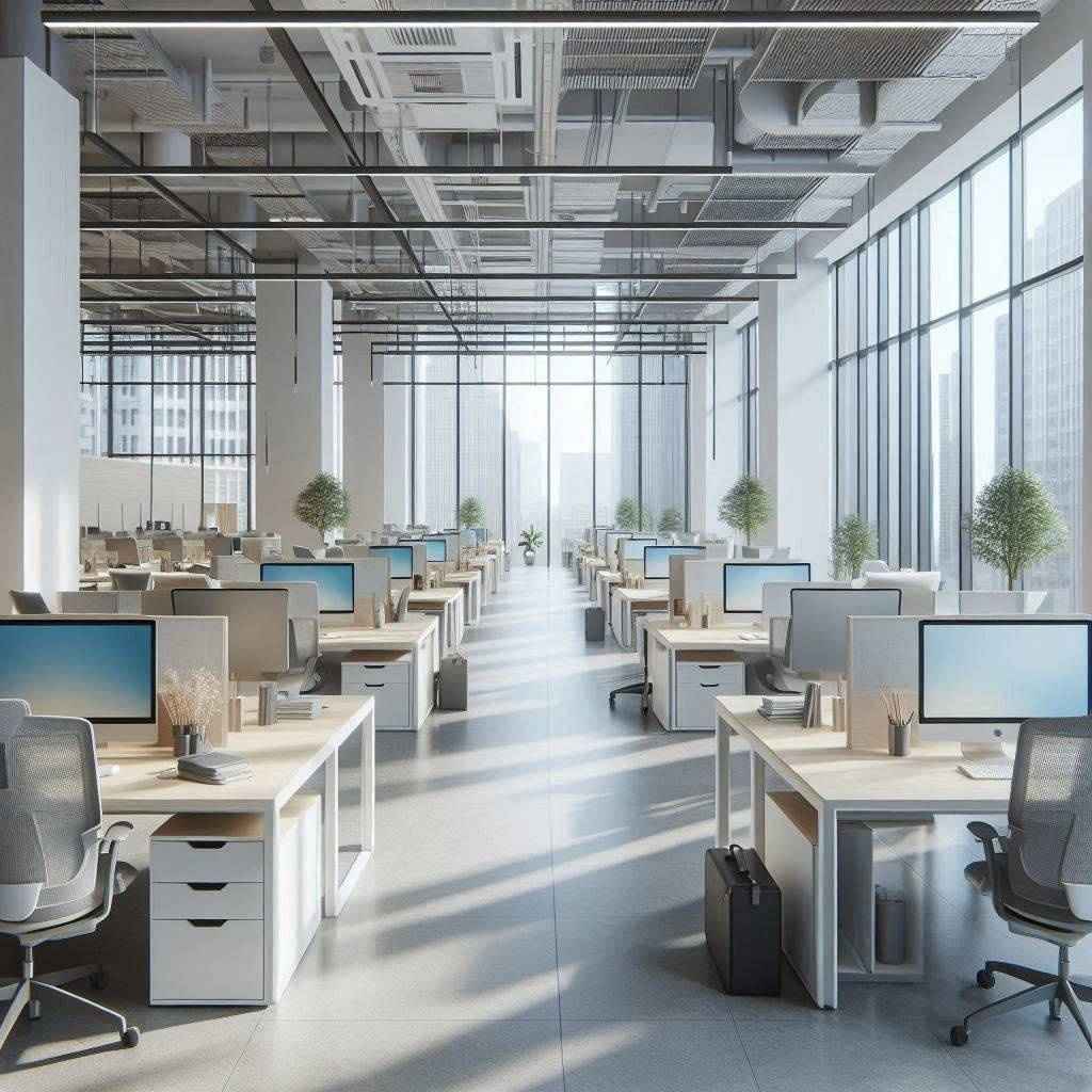 写字楼办公办公家具布局面对客户集中到访应怎样由行政前台组织现场确认
